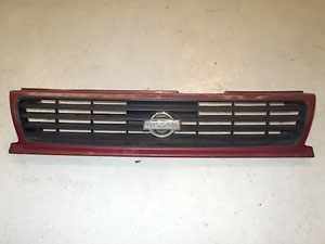 burgundy grille